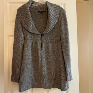 Fever /Women’s gray sweater, size S button closure